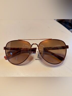 Tory Burch Rose Gold Frame Sunglasses
